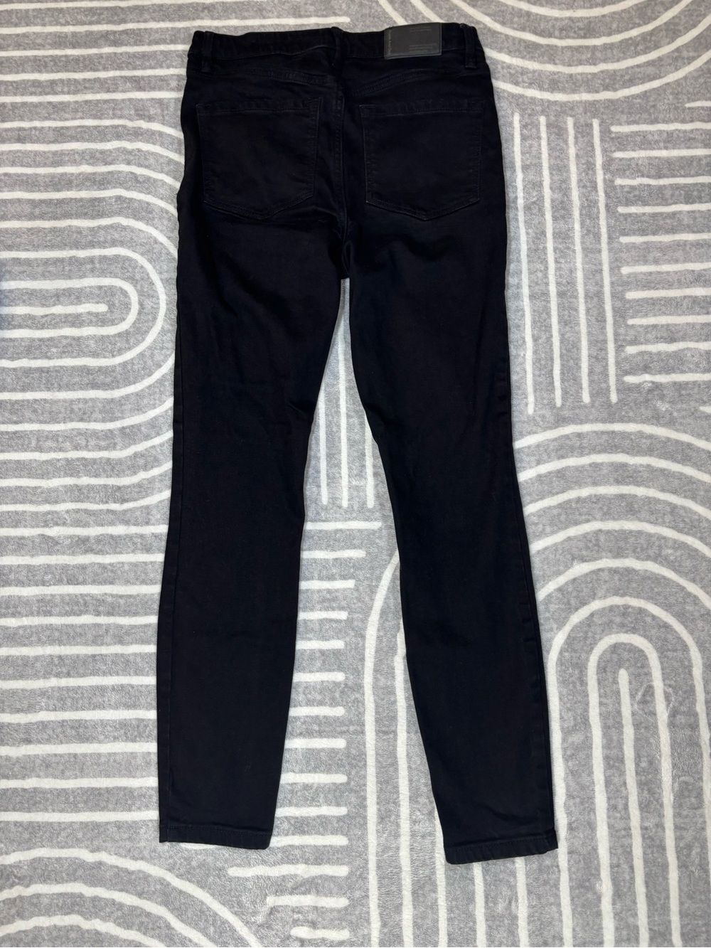 Frank And Oak Jeans, Debbie Skinny Fit, 29, Size 8, Black Denim, 29x27, Slim - Picture 4 of 10